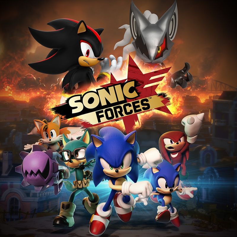Sonic Forces box art for Playstation 4